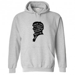 Once You Eliminate The Impossible Whatever Remains However Impossible Must Be True Sherlock Unisex Classic Kids and Adults Pullover Hoodie for Crime Movie Lovers